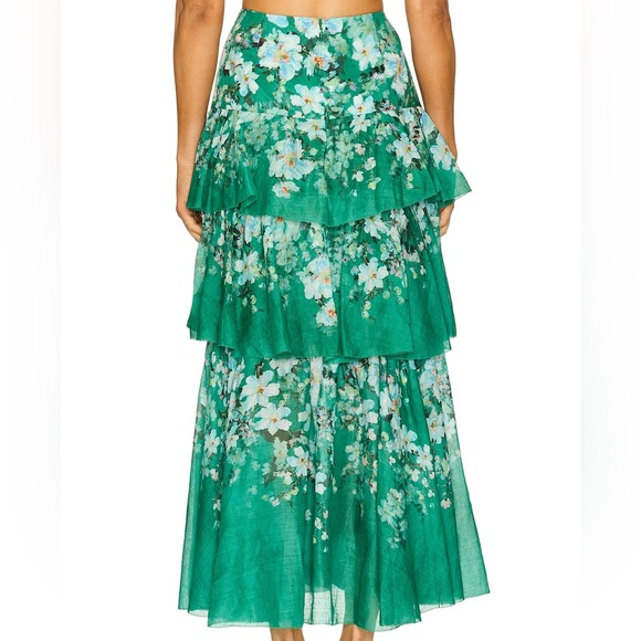 Zimmerman Everley Tiered Midi Skirt - Picture 6 of 7